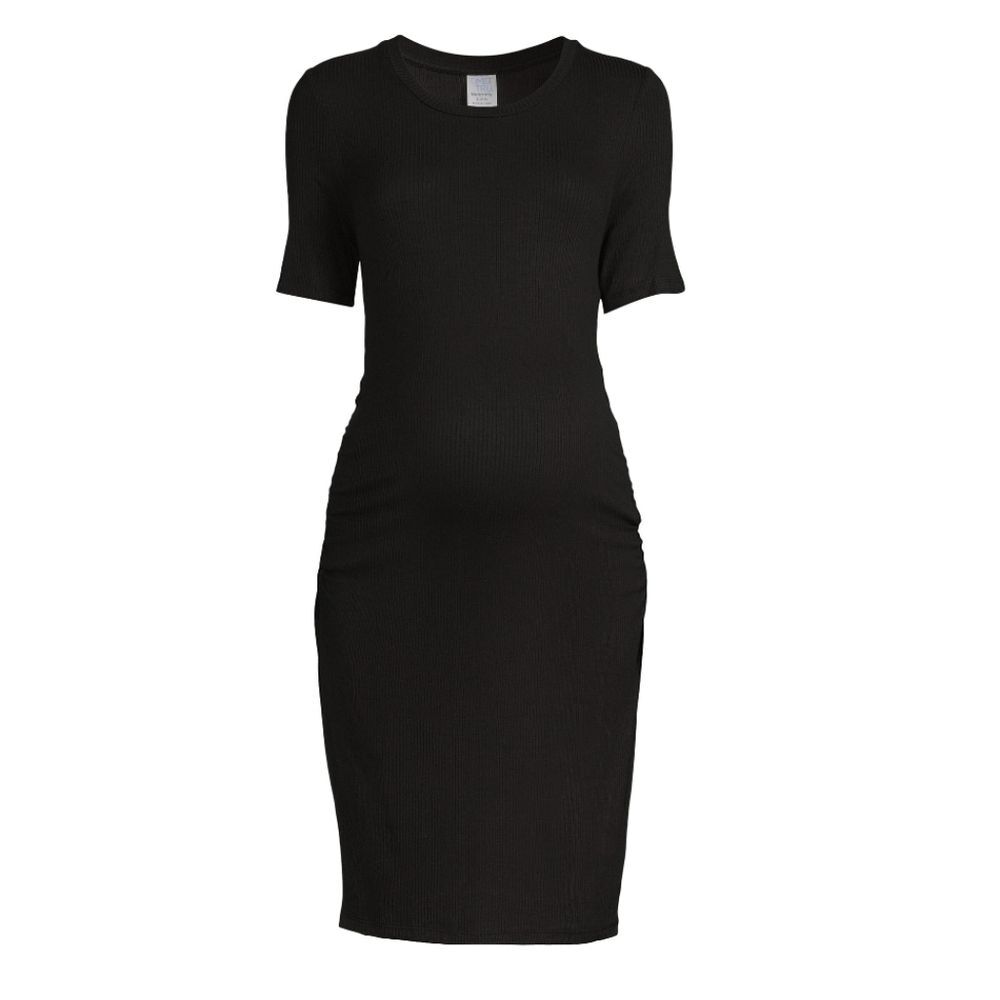 Time and Tru Women’s Maternity Ruched Dress Size Medium